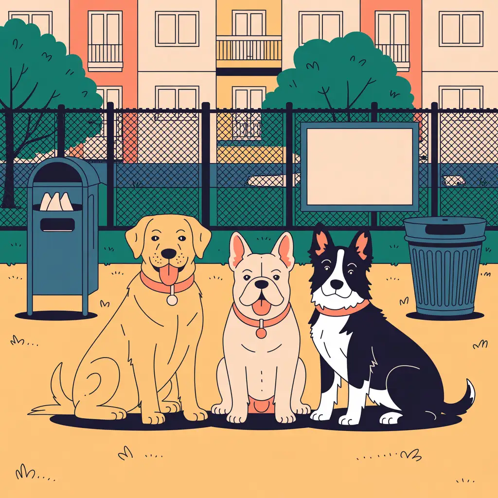 Commercial property dog waste cleanup service for shared outdoor areas